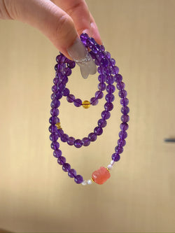 ▫️▪️ Amethyst citrine pixiu bracelet