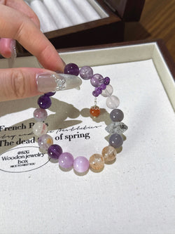 ▫️▪️ Purple multi-treasure bracelet