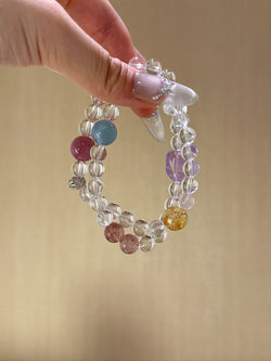 ▫️▪️ White crystal multi-treasure bracelet