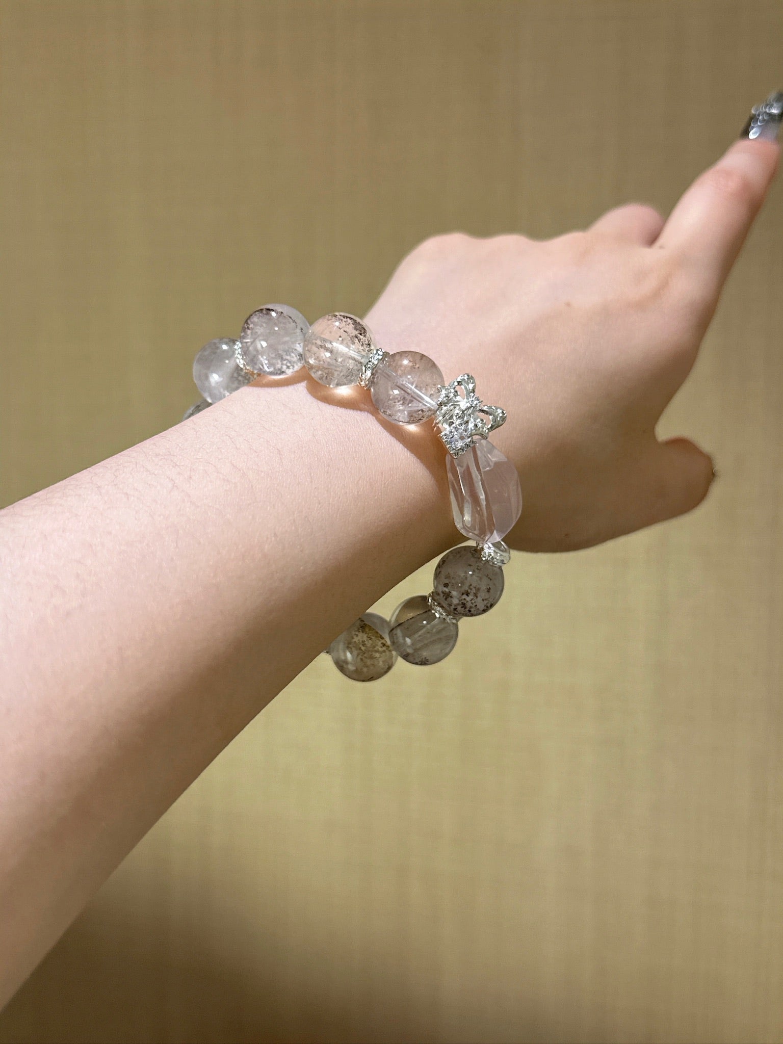 ▫️▪️ Small gum pollen crystal bracelet