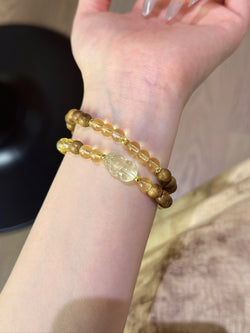 ▫️▪️ Citrine agarwood pixiu bracelet