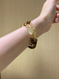 ▫️▪️ Citrine agarwood pixiu bracelet