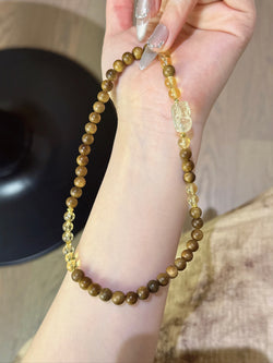 ▫️▪️ Citrine agarwood pixiu bracelet