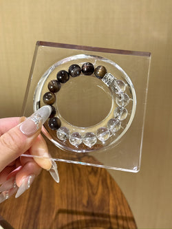 ▫️▪️ Gold backbone black gold super bracelet