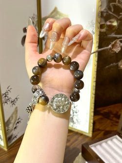 ▫️▪️ Milk tea backbone bracelet