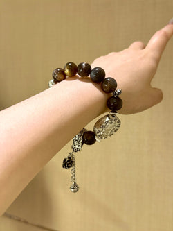 ▫️▪️ Milk tea backbone bracelet