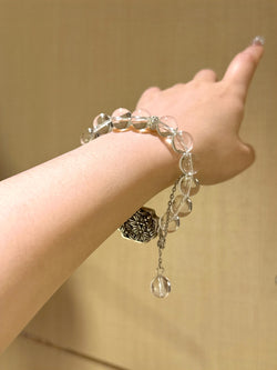 ▫️▪️ White crystal bracelet
