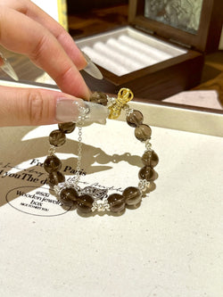 ▫️▪️ Tea crystal bracelet
