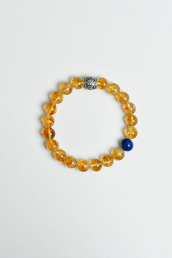 ▫️▪️ Yellow Ace Lapis Lazuli Bracelet (Men)