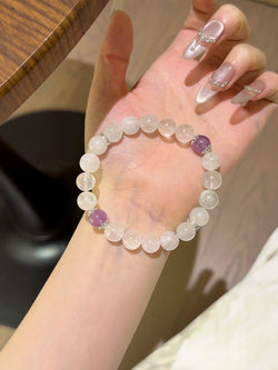 ▫️▪️ Blue moonlight amethyst bracelet