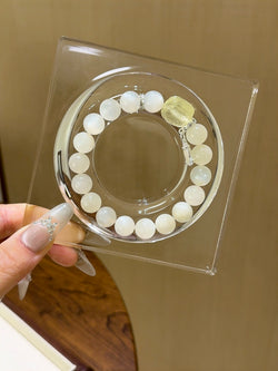▫️▪️ White moonshine citrine zakiram bracelet