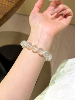 ▫️▪️ Milky crystal bracelet