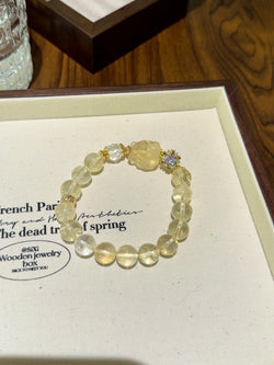 ▫️▪️ Citrine nine-tailed fox bracelet