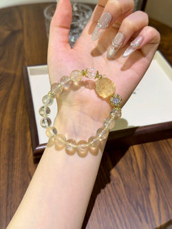 ▫️▪️ Citrine nine-tailed fox bracelet