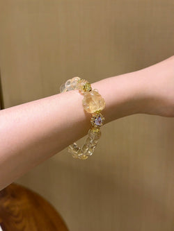 ▫️▪️ Citrine nine-tailed fox bracelet
