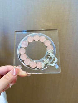 ▫️▪️ Pink crystal bracelet