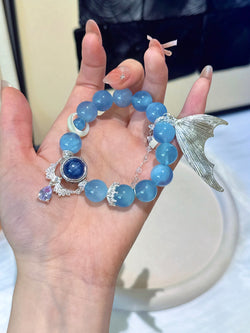 ▫️▪️ Aquamarine Magic Box Aquamarine Fishtail Bracelet